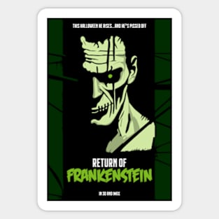 Return of Frankenstein - Movie Poster Concept Sticker